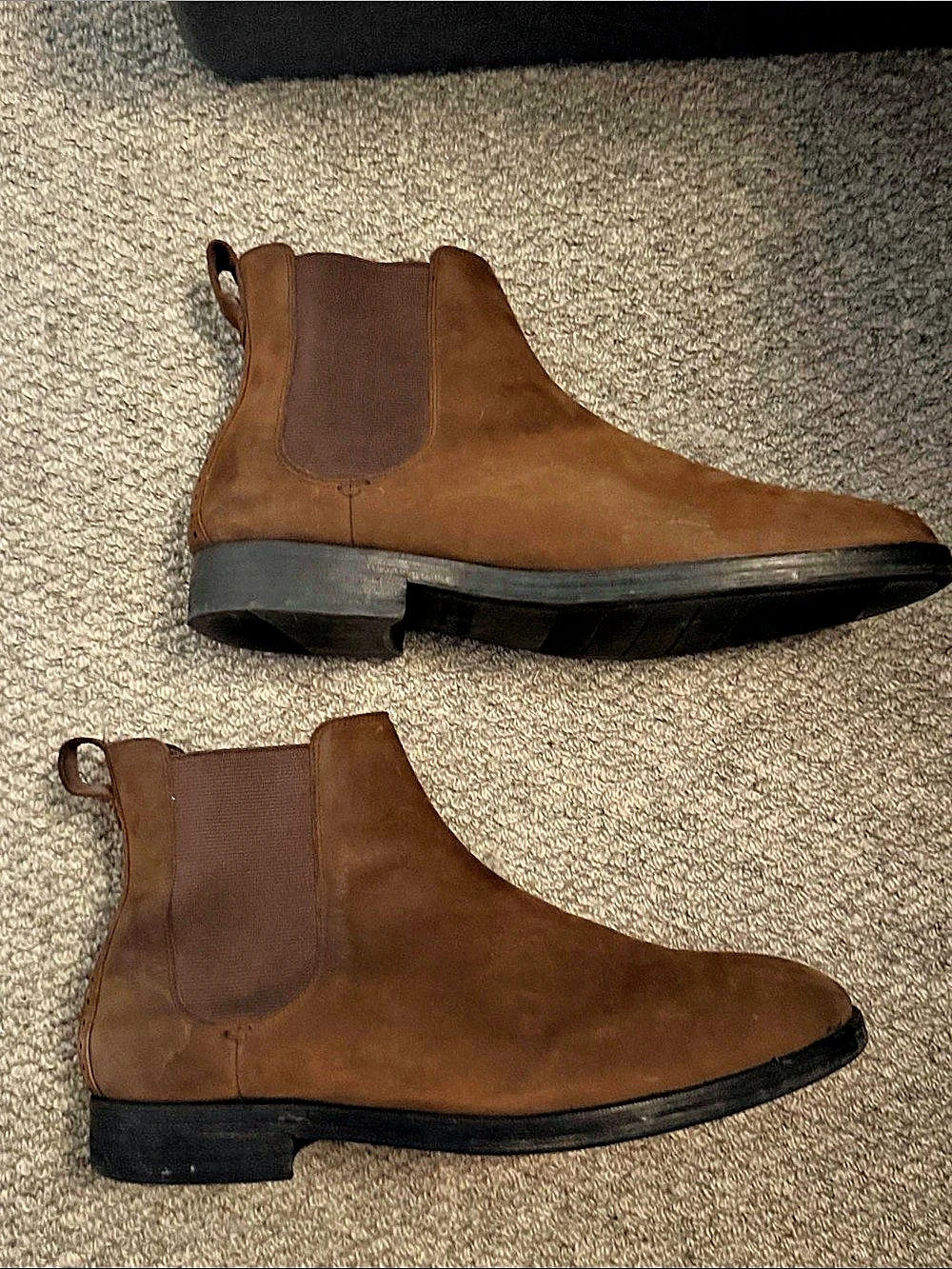 Cole Haan Men's Brown Suede Chelsea Boots